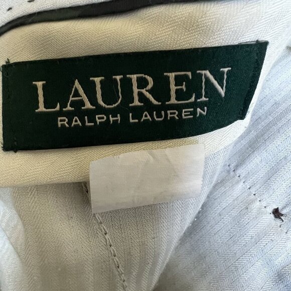 Lauren Ralph Lauren Mens 36x34L 100% Wool Trousers Charcoal Gray Quiet Luxury - Picture 13 of 14